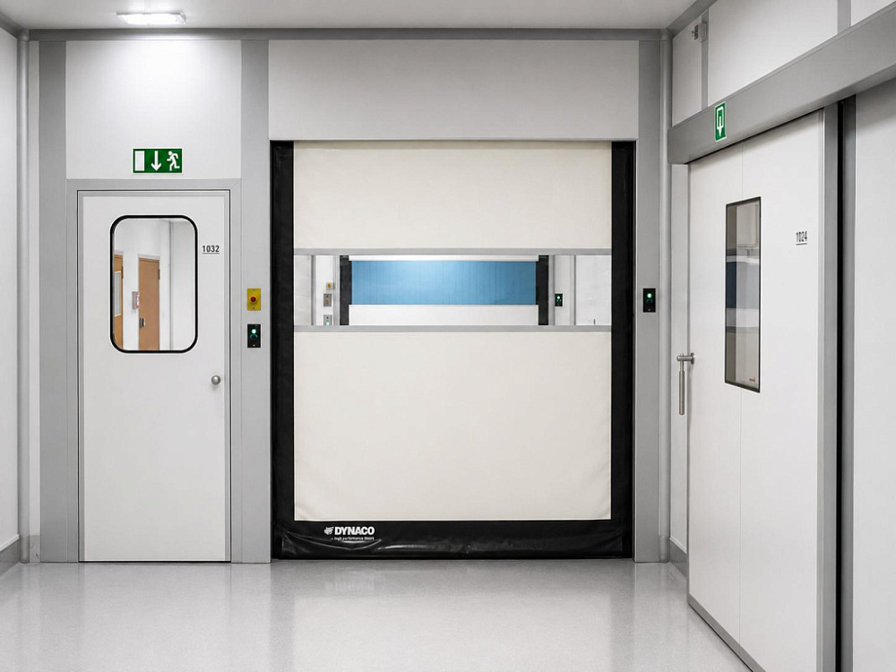 Скоростные ворота для чистых помещений Dynaco D-311 Cleanroom купить на ...